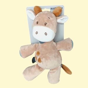 Nattou Giraffe Plush Lovey Stuffed Animal Furry Soft Spots NEW